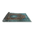 thumbnail image 2 of Ahgly Company Indoor Round Persian Light Blue Traditional Area Rugs, 8' Round, 2 of 4