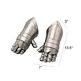 thumbnail image 4 of Metal Armor Hand Gloves Pair, Silver(D0102H7E08G.), 4 of 4