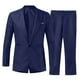 thumbnail image 1 of Playeras Algodon Hombre Traje De Verano Para Hombre Un Botón Sólido Slim Fit Traje De Fiesta Camisa Pantalones Corbata Conjunto, 1 of 6