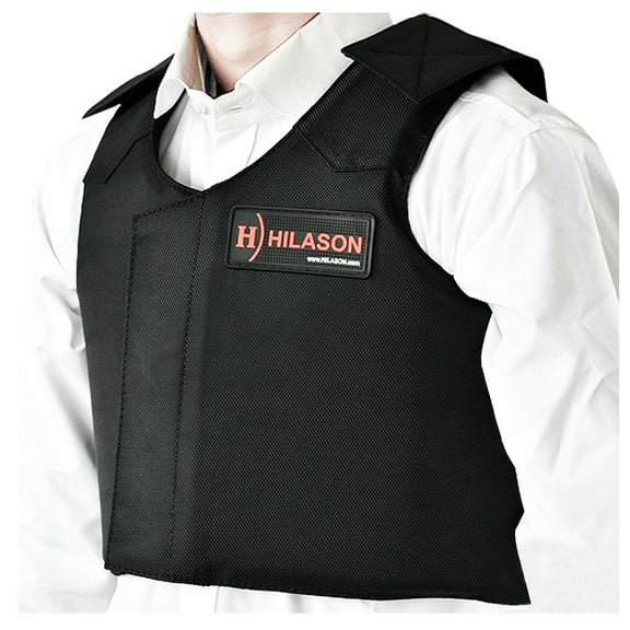 Bull Riding Vest Hilason Kids Junior Youth Black Pro Rodeo Cordura
