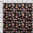 thumbnail image 2 of oneOone Cotton Poplin Black Fabric Clothes Kids Quilting Supplies Print Sewing Fabric By The Yard 56 Inch Wide, 2 of 4