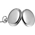 thumbnail image 6 of kitwin Vintage Pocket Watch Quartz Pocket Watch with Chain Classic Mechanical Movement Pocketwatch Smooth Silver Steel Men Watch Hand Winding Pocket Watch for Men Women Christmas Gift, 6 of 9
