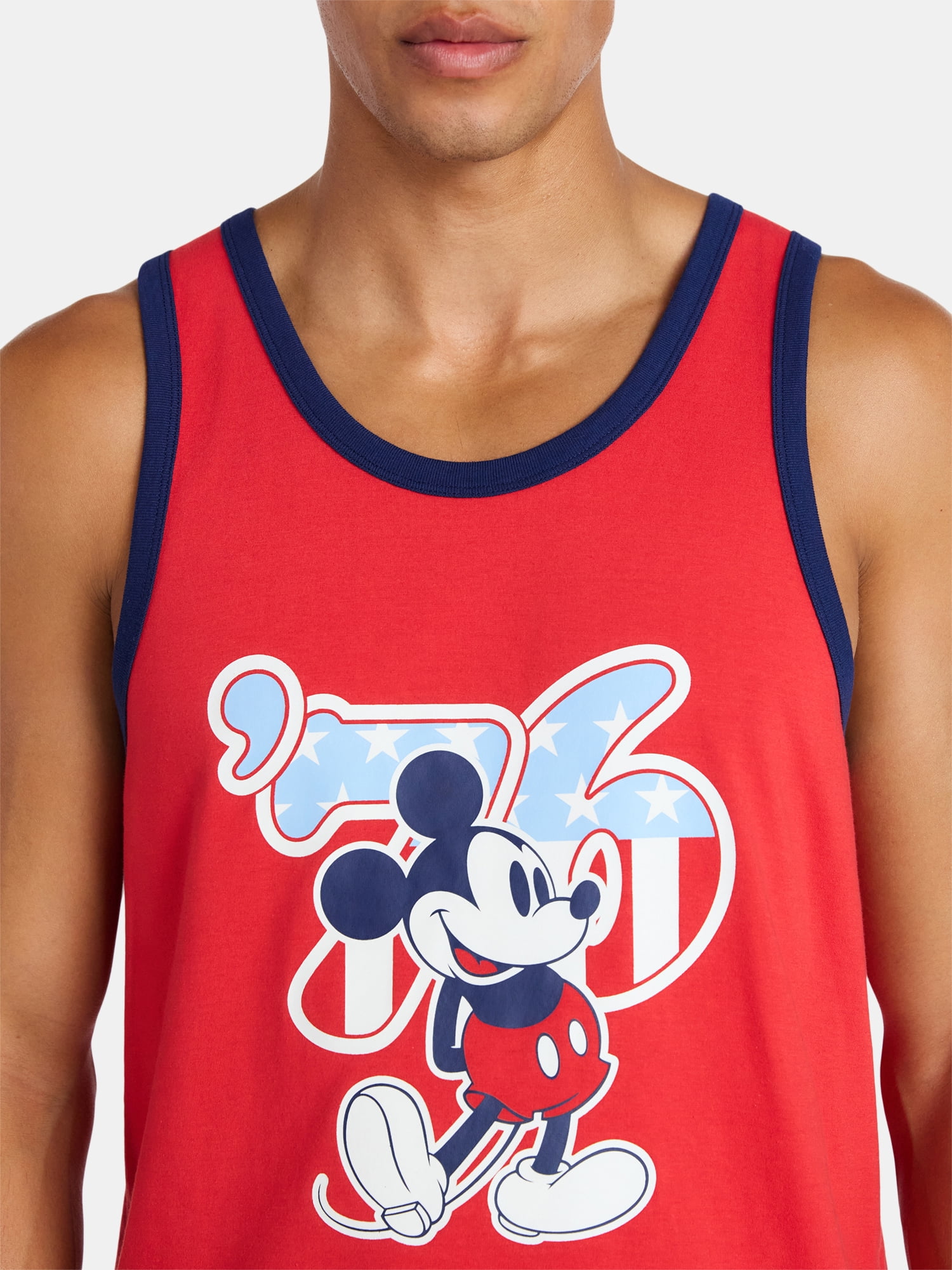 Disney Men's Mickey Mouse Spirit of 76 America 250 Graphic Tank Top, Sizes XS-5XL