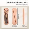 thumbnail image 2 of ZOUYUE Travel Makeup Brush Holder,Make Up Organizer Bag Case,Cosmetic pouch,Toiletry Organizer,Silicon Small Makeup Brush Purse, 2 of 7