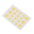 thumbnail image 3 of 18 Uds. Parche para espinillas y acné, parches para imperfecciones hidrocoloides en forma de estrella amarilla, pegatinas curativas para espinillas, 3 of 8