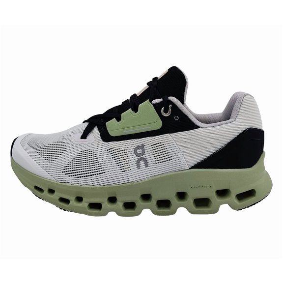 ON Cloudstratus Women Shoes Size 10.5, Color: White/Black