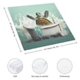 thumbnail image 3 of WERPE Turtle Cloth Napkins Polyester Home Decor Reusable Machine Washable Fabric for Events 6 PCS, 3 of 7