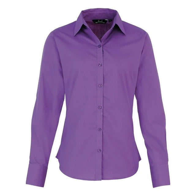 Premier Blouse en Popeline à Manches Longues pour Femmes