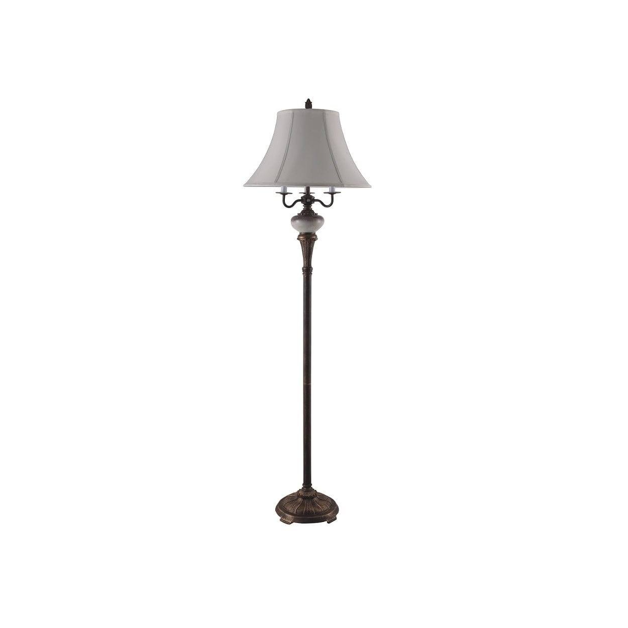 Q Max Bronze Metal 65 Inch Floor Lamp
