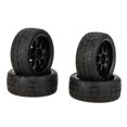 thumbnail image 1 of 4pcs High Performance 1/10 Rally Car Rim Wheels and Tires 20101 for Traxxas HPI RC Car, 1 of 4