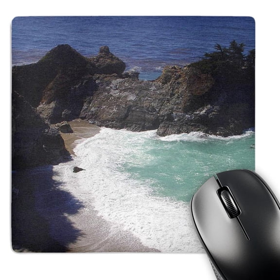 3dRose, Pacific Ocean Shoreline, MousePad