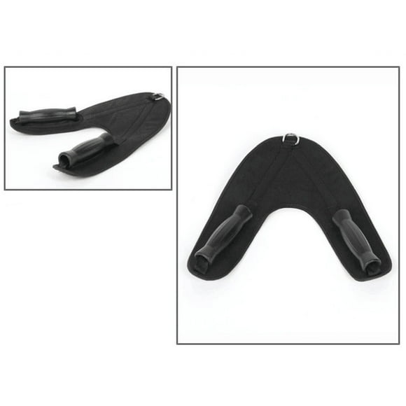 unbranded Banda De Para Fitness En Nylon Con Mango Antideslizante Para Entrenamiento Deportivo Negro