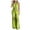 Green, variant on Aayomet Jumpsuits For Women Casual Backless Print Fashion Leg Jumpsuit Women Halter Floral Slit Women's Jumpsuit,Yellow XL