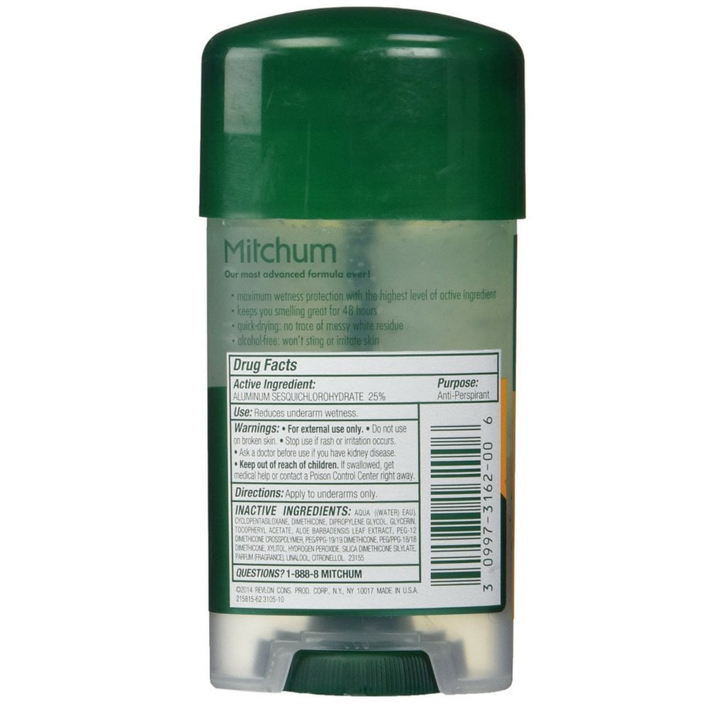 Mitchum Power Gel Anti-Perspirant Deodorant Sport, Triple Odor Defense, 48HR Protection, 2.25 Oz - 12 Pack