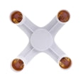 thumbnail image 4 of HONCLL E27 to E27 LED Bulb Lamp Holder 2/3/4/5/6/7 in 1 E27 Base Socket Splitter LED Lamp Socket Light Bulb Adapter Holder, 4 of 21