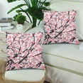 thumbnail image 2 of MKHERT Full Bloom Sakura Cherry Blossom Pillowcase Pillow Protector Cushion Cover 18x18 inch,Set of 2, 2 of 2