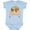 AE-Light Blue, variant on Montana Gift Buffalo Silhouette Boys or Girls Baby Bodysuit