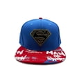 thumbnail image 2 of DC Gorra Superman Iron Placa Snapback Hombre Ajustable Visera Plana Urbano, 2 of 4