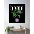 thumbnail image 2 of Home Is Where My Plants Are Poster Wall Art, Modern Wall Decor For Living Room Bedroom, 12x18 UNFRAMED, 2 of 3