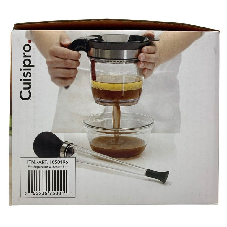 Cuisipro Baster with Brush and 4-Cup Fat Separator