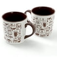 thumbnail image 2 of Mr. Coffee Vintage Brew 4 Piece 18 Ounce Coffee Maker Stoneware Mug Set in Brown, 2 of 5