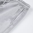 thumbnail image 5 of Cmfcve Men's Big and Tall Satin Lounge Pants Shiny Breathable Casual Oversized Party Trousers, 5 of 8