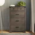 thumbnail image 3 of Redmond 4 Drawer Chest, Dapper Gray, 3 of 7