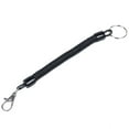 thumbnail image 2 of 2X Lobster Clasp Black Spring Stretchy Coil Cord Strap Keychain Key Chain Rope, 2 of 8