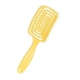 thumbnail image 2 of Peine masajeador para el cuero cabelludo, cepillos de peluquería para todo tipo de cabello, cabello grueso y rizado. amarillo, 2 of 9