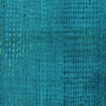 thumbnail image 1 of Ahgly Company Machine Washable Indoor Square Abstract Turquoise Blue Modern Area Rugs, 6' Square, 1 of 4