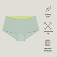 thumbnail image 6 of BLAKE & CO. Women's Micro Boyshort Underwear, 3-Pack, Sizes S-2X, 6 of 6