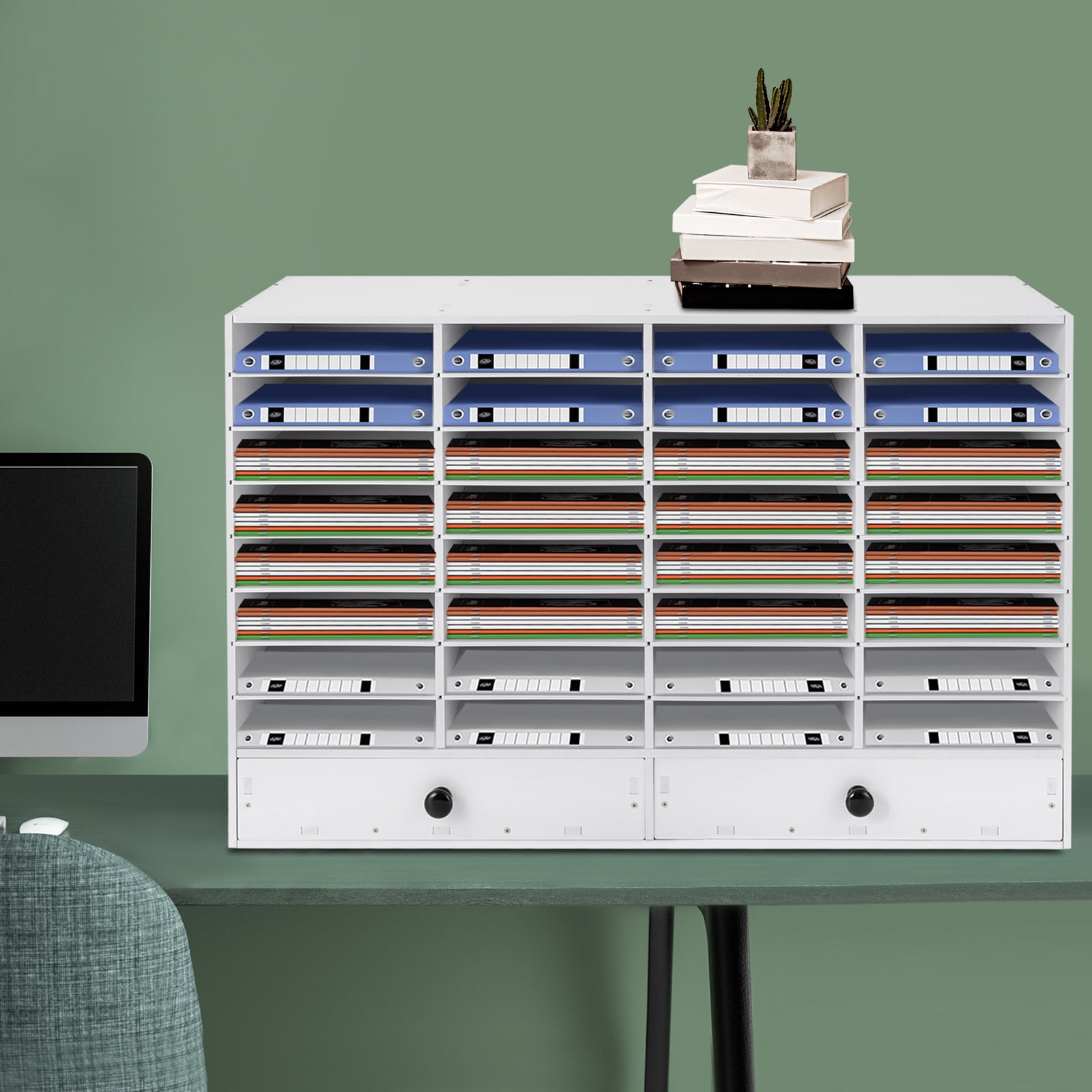 Stylish and Practical File Organizer with 32 Slots – Ideal for Organizing Documents and Papers
