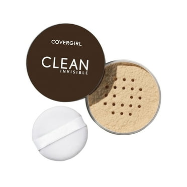 COVERGIRL Clean Invisible Loose Powder - Loose Powder, Setting Powder, Vegan Formula - Translucent Fair, 20g (0.63 oz) kk8