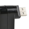 thumbnail image 3 of Mini 3 puertos USB2.0 Splitter Hub Adaptador de concentrador USB giratorio para PC de escritorio Laptop Notebook Black Hugo Adaptador de concentrador USB de 3 puertos, 3 of 10