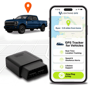 Lightning GPS OBD-II Real-Time GPS Tracker for Vehicles  Easy Installation, Flexible Subscription Plans for Cars, Trucks, Fleets & Teen Drivers  GPS Locator w/Instant Alerts  Subscription Required