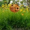 thumbnail image 2 of Pumpkin Garden Stake Metal Welcome Sign Fall Decor, Decorative Pumpkin Yard Garden Dcor Outdoor for Autumn Harvest Thanksgiving Halloween Rustic Pumpkin Decoration for Home (1, 14inX36.75in), 2 of 7
