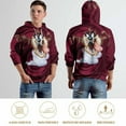 thumbnail image 7 of Looney Tunes Taz-Mania Hoodie 3D Print Pullover Hooded Long Sleeve Sweatshirts Tops Blouse with Pocket for Mens Womens, 7 of 7