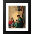thumbnail image 2 of Blanche Grant 14x18 Black Modern Framed Museum Art Print Titled - Indian Taos, Taos (1922), 2 of 5