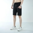 thumbnail image 4 of uikmnh Shorts for Men European and Solid Color Summer Stretch Sports Men's Casual Loose and Comfortable Lightweight Shorts with Pockets for Training Size:XS, 4 of 4