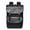 black, variant on New Fashionable Vintage Faux Leather Laptop Backpack, Retro Flap Rucksack with Buckle Straps, Multi-Pocket Large Capacity Computer Daypack for Business Travel, School, Work, Daily Use