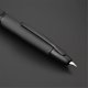thumbnail image 5 of Press Retractable Fountain Pen, 0.4MM Extra Fine Nib Metal Grid Ink Pen with Clip for School Office Supplies,Silver-Gray, 5 of 5