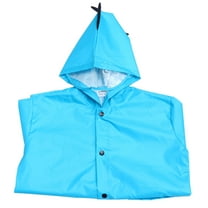 Masteelf Boys Rain Jacket Blue Raincoat Reusable Child Student
