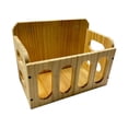 thumbnail image 2 of Comedero de , Comedero, Establo, Contenedor de Comida para Animales Pequeños, Dispensador de Hierba de Madera para Erizos, Ardillas, Cobayas., 2 of 9