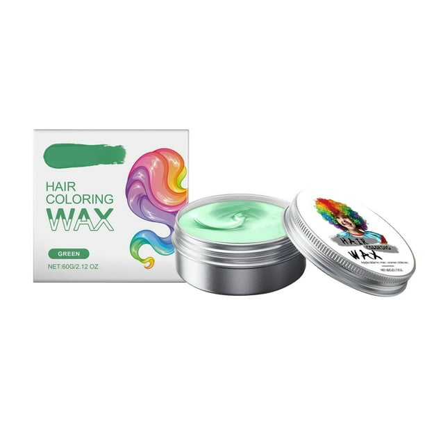 Cera de color rojo temporal para el cabello de niños, lavable, para peinar, para mujeres, hombres y adolescentes. Gel/crema de coloración instantánea para el cabello, para usar en casa.