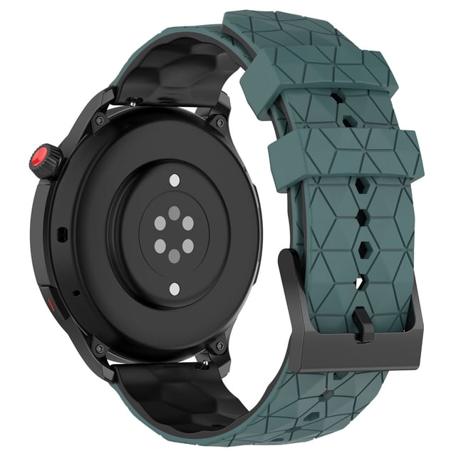 WIFKLSIIPG 22mm Solid Color Silicone Sports Sweat Proof Watch Strap with Fashionable Design and Easy Replacement