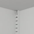 thumbnail image 4 of GVN Bedroom Armoire Wardrobe Closet Clothes Storage,2 Shapely Doors Cabinet, 4 of 6