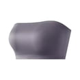 thumbnail image 2 of Womens Strapless Bras, Full Coverage Push-Up No Underwire Underwear, Anti Slip Bandeau Bra, Comfort for Daily Wear | VerBelle,Purple XL, 2 of 5