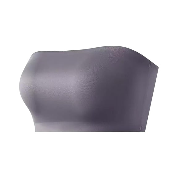 Women's Strapless Bralette Bra Seamless Push up Bandeau Soft Non Slipping Bandeau