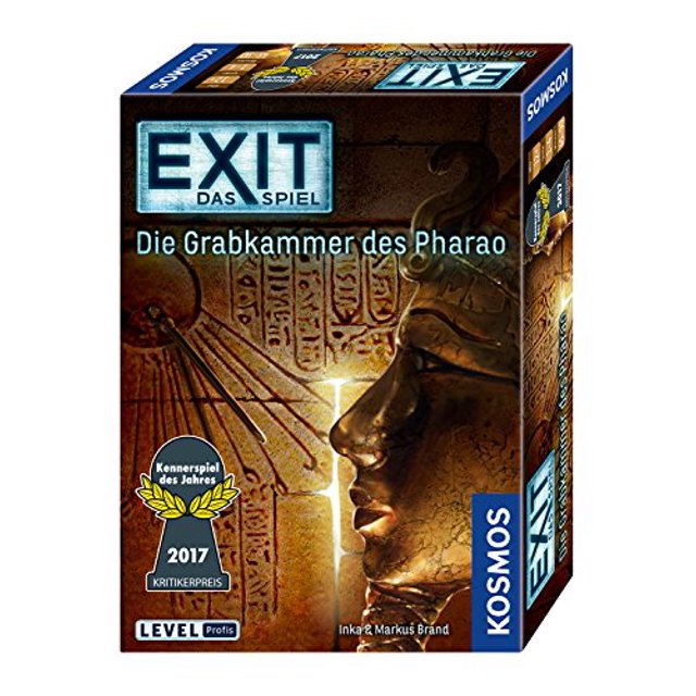 Kosmos Games 692698 聽 - 聽 Exit 聽 - 聽 The Game 聽 - 聽 The Tomb of The Pharaoh, Fans of The Year 2017 (Versión alemana) Kosmos 692698
