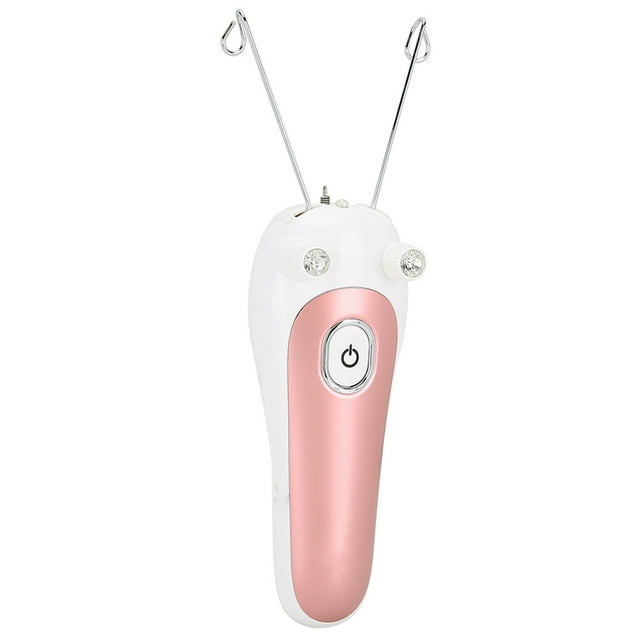 Threading Epilator, Electric Threading Epilator, Non-Stimulation ABS Long Endurance Durable Safe Efficient Arm For Face Gold,Pink